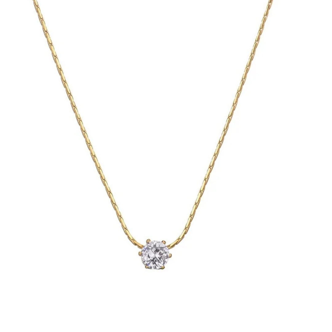 Dreamy Diamond Jewelry Set – 18K Gold Plated