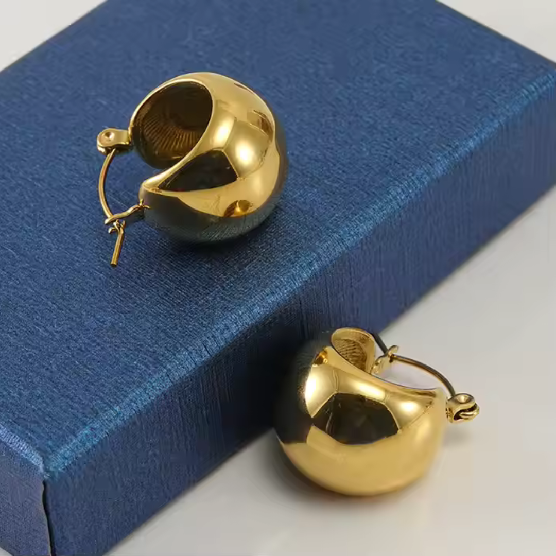 18K Gold Plated Orbit Earrings