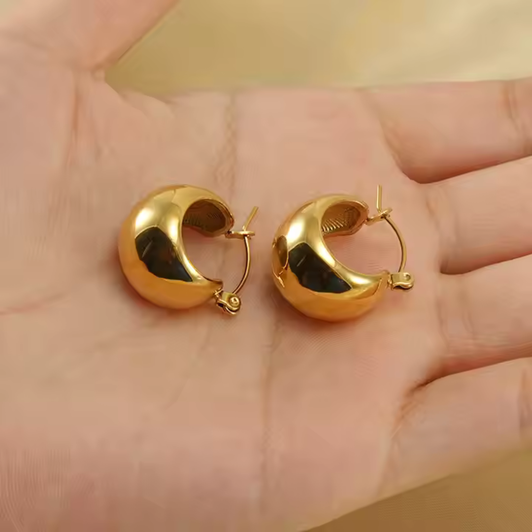 18K Gold Plated Orbit Earrings