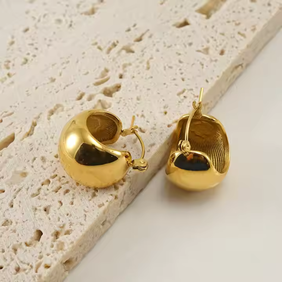 18K Gold Plated Orbit Earrings