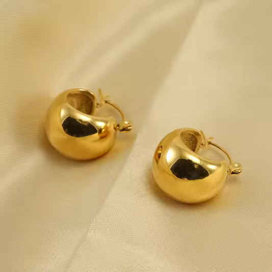 18K Gold Plated Orbit Earrings